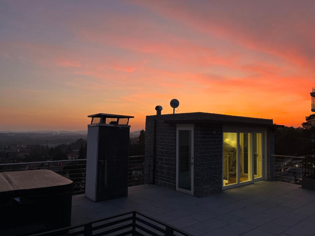 Penthouse - Villa Cardano Como Exterior foto